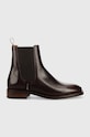 Кожени боти челси Gant гладка кожа кафяв 25551401.G46