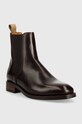 Кожени боти челси Gant 25551401.G46 кафяв AW22