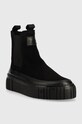 Gant sztyblety zamszowe Snowmont 25551443.G00 czarny AW22
