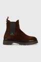 Велурени боти челси Gant Aligrey равен кафяв 25553389.G473