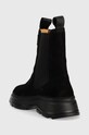 Încălțăminte Gant botine din piele intoarsa Janebi 25553413.G00 negru