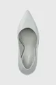 сірий Шкіряні туфлі Calvin Klein Stiletto Pump 90