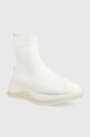 Calvin Klein sneakers 2 Piece Sole Sock Boot HW0HW01338.YAF bianco AW22