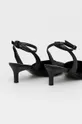 Γόβες παπούτσια Calvin Klein Kit H Mule W Ankl Strap 50  Πάνω μέρος: Υφαντικό υλικό, Φυσικό δέρμα Εσωτερικό: Φυσικό δέρμα Σόλα: Φυσικό δέρμα