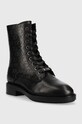Nízké kozačky Calvin Klein Rubber Sole Combat Boot HW0HW01292.BAX černá AW22