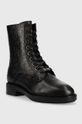 Nízké kozačky Calvin Klein Rubber Sole Combat Boot černá