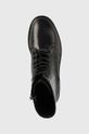 černá Nízké kozačky Calvin Klein Rubber Sole Combat Boot