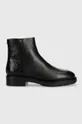 чорний Черевики Calvin Klein Rubber Sole Ankle Boot Жіночий