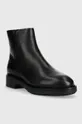 Calvin Klein bokacsizma Rubber Sole Ankle Boot fekete