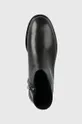 fekete Calvin Klein bokacsizma Rubber Sole Ankle Boot