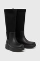 Calvin Klein kalosze Rain Boot Wedge High HW0HW01264.BAX czarny AW22