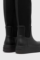 Obuwie Calvin Klein kalosze Rain Boot Wedge High HW0HW01264.BAX czarny