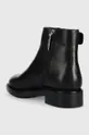 Kožené členkové topánky Calvin Klein Rubber Sole Ankle Boot  Zvršok: Prírodná koža Vnútro: Textil, Prírodná koža Podrážka: Syntetická látka
