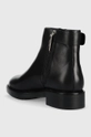 Calvin Klein bőr csizma Rubber Sole Ankle Boot  Szár: természetes bőr Belseje: textil, természetes bőr Talp: szintetikus anyag