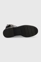 Kožené kotníkové boty Calvin Klein Rubber Sole Combat Boot HW0HW01254.BAX černá