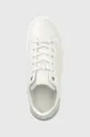 λευκό Δερμάτινα αθλητικά παπούτσια Calvin Klein Heel Cupsole Lace Up