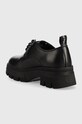 Obuwie Calvin Klein Jeans półbuty skórzane Chunky Combat Derby YW0YW00745.BDS czarny