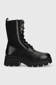 Черевики Calvin Klein Jeans Chunky Combat Laceup лицьова шкіра чорний YW0YW00740.BDS