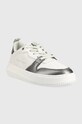 Calvin Klein Jeans sneakersy Chunky Cupsole Laceup Metallic YW0YW00783.0LB biały AW22
