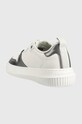 Obuwie Calvin Klein Jeans sneakersy Chunky Cupsole Laceup Metallic YW0YW00783.0LB biały