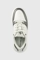 Calvin Klein Jeans sneakersy Chunky Cupsole Laceup Metallic biały YW0YW00783.0LB