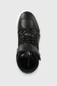 μαύρο Δερμάτινα αθλητικά παπούτσια Calvin Klein Jeans Chunky Cupsole Laceup Mid
