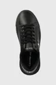 μαύρο Δερμάτινα αθλητικά παπούτσια Calvin Klein Jeans Chunky Cupsole Monologo