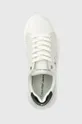 λευκό Δερμάτινα αθλητικά παπούτσια Calvin Klein Jeans Chunky Cupsole Monologo