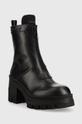 Μποτάκια Calvin Klein Jeans Chunky Heeled Boot μαύρο