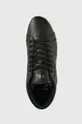 czarny Calvin Klein Jeans sneakersy skórzane Classic Cupsole Laceup Mid