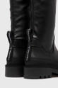 Čizme Calvin Klein Jeans Combat Knee Boot  Vanjski dio: Sintetički materijal, Prirodna koža Unutrašnji dio: Tekstilni materijal, Prirodna koža Potplat: Sintetički materijal