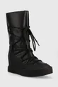 Δερμάτινες μπότες χιονιού Calvin Klein Jeans Hidden Wedge Cupsole Snow Boot μαύρο