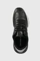 μαύρο Δερμάτινα αθλητικά παπούτσια Calvin Klein Jeans Sporty Runner Comfair Laceup