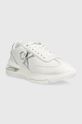 Calvin Klein Jeans sneakersy skórzane Sporty Runner Comfair Laceup biały