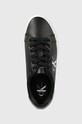 Calvin Klein Jeans sneakersy skórzane Vulc Flatform Bold Lth czarny YW0YW00821.BDS