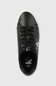 černá Kožené sneakers boty Calvin Klein Jeans Vulc Flatform Bold Lth