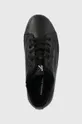 negru Calvin Klein Jeans sneakers din piele Vulc Flatform Laceup Low
