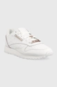 Usnjene superge Reebok Classic bela