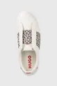 λευκό Δερμάτινα αθλητικά παπούτσια HUGO Futurism Lowcut
