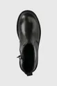 μαύρο Δερμάτινες μπότες HUGO Helena Biker-c
