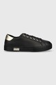 Кожени маратонки Armani Exchange гладка кожа черен XDX027.XCC14.M700
