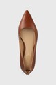 Lauren Ralph Lauren balerini de piele Londyn maro 802862706002.270