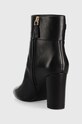 Παπούτσια Δερμάτινες μπότες Lauren Ralph Lauren Macie 802862717001.001 μαύρο