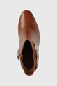 Lauren Ralph Lauren botki skórzane Macie brązowy 802862717002.270
