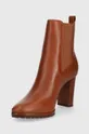 Δερμάτινες μπότες τσέλσι Lauren Ralph Lauren Mylah  Πάνω μέρος: Υφαντικό υλικό, Φυσικό δέρμα Εσωτερικό: Συνθετικό ύφασμα, Υφαντικό υλικό Σόλα: Συνθετικό ύφασμα