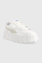 Puma leather sneakers Mayze Stack Wns 384363 white SS24