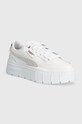 Puma Mayze Stack Wns White/Crushed Berry suede white 384363