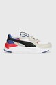 Бігові кросівки Puma X-Ray Speed імітація лицьової шкіри сірий 384638