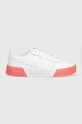 Puma sportcipő Carina 2.0 nappa bőr fehér 385849