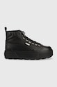 Puma sneakersy Karmen Mid imitacja skóry licowej czarny 385857